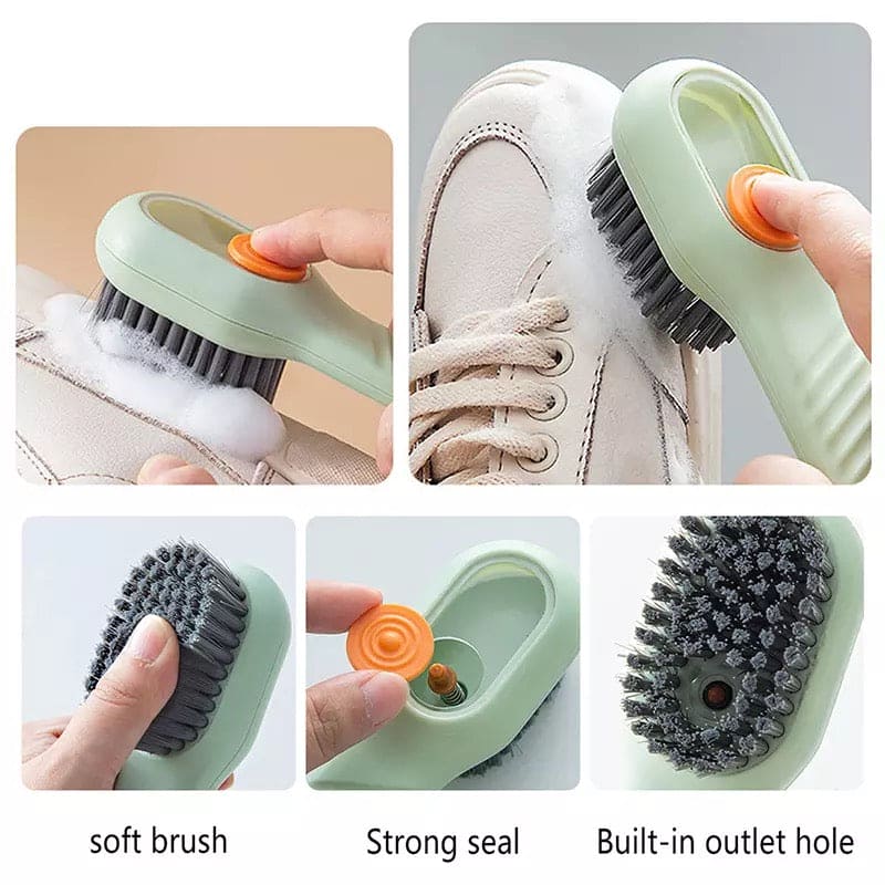 Liquid Shoes Brush, Multifunction Soft Bristled Brush, Automatic Filling Shoe Clothes Board Brush, Home Cleaning Tool, Long Handle Shoe Brush, Long Handle Shoe Brush Liquid Shoes Brush, Multifunction Soft Bristled Brush, Automatic Filling Shoe Clothes Board Brush, Home Cleaning Tool, Long Handle Shoe Brush, Long Handle Shoe Brush